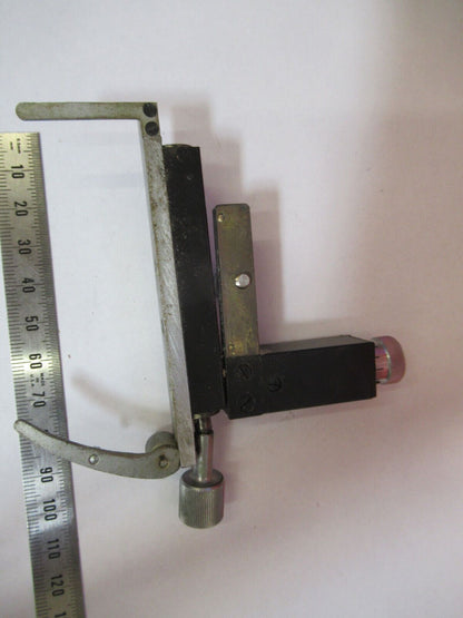 FOR PARTS OR REPAIR XY CLIPS MECHANISM MICROSCOPE PART AS PICTURED &S9-A-30