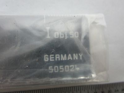 MICROSCOPE SLIDE LEITZ GERMANY 505024 AS IS OPTICS BIN#N5-49