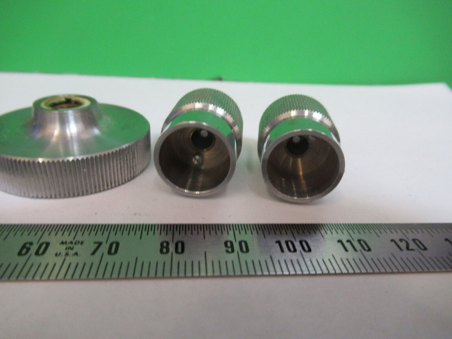 OLYMPUS JAPAN SET OF KNOBS  MICROSCOPE PART AS PICTURED Z9-A-217