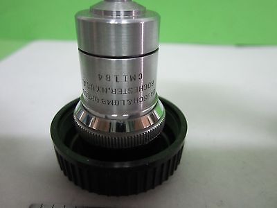 MICROSCOPE PART BAUSCH LOMB 10X OBJECTIVE OPTICS AS IS BIN#S9-05