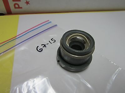 OPTICAL MICROSCOPE PART CTS TS  LENS OPTICS #G7-15