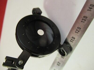 ZEISS GERMANY PHOTOMIC IRIS DIAPHRAGM MICROSCOPE PART AS PICTURED &13-80