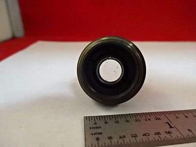 MICROSCOPE PART WILD HEERBRUGG 4X SWISS OBJECTIVE OPTICS AS IS #AM-44