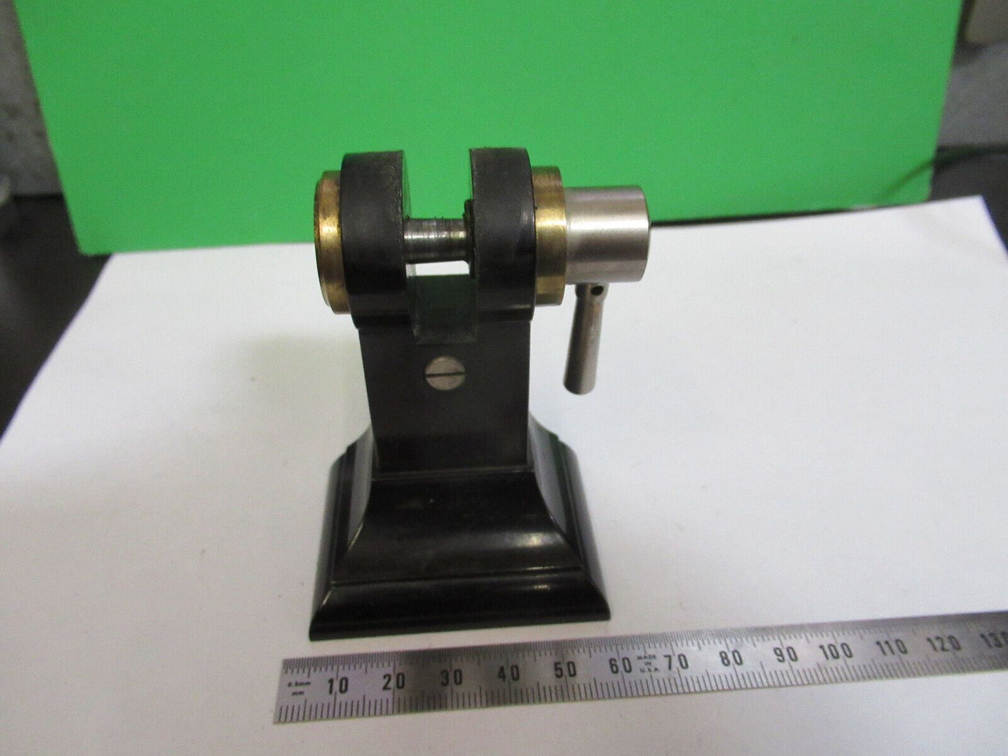 ERNST LEITZ WETZLAR BRASS POST FRAME ANTIQUE MICROSCOPE PART AS PICTURED W5-B-42