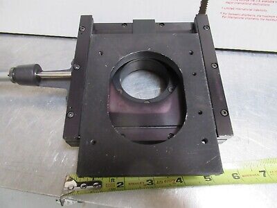 LARGE ROTARY TRANSLATION MICROMETER STAGE OPTICS MECHATRONICS AS PICTURED &TC-2