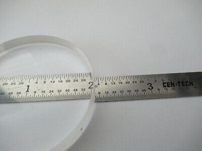 OPTICAL FLAT FUSED SILICA 2" DIAMETER LASER OPTICS AS PICTURED &F5-A-03