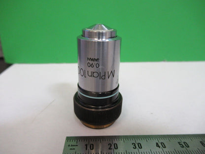 OLYMPUS JAPAN MPLAN 100X OBJECTIVE LENS MICROSCOPE PART AS PIC &R2-B-37