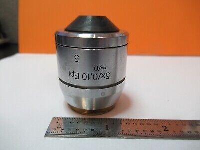 POLYVAR REICHERT AUSTRIA OBJECTIVE 5X IK MICROSCOPE PART AS PICTURE &W8-A-76