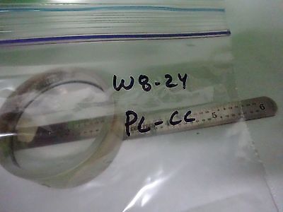 OPTICAL LARGE LENS PLANO CONCAVE LASER OPTICS AS IS BIN#W8-24