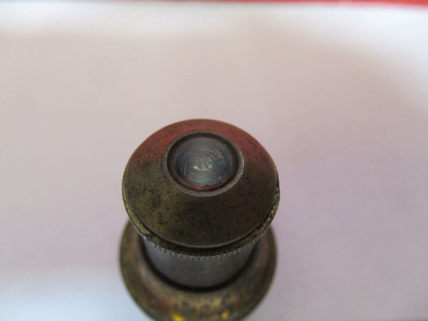 ANTIQUE  BRASS BAUSCH LOMB OBJECTIVE 2/3 MICROSCOPE PART AS PICTURED G4-A-113