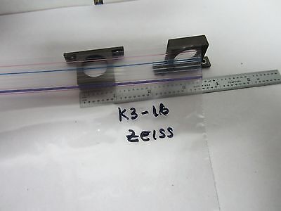 LOT 2 EA LENS ASSEMBLY OPTICAL ZEISS GERMANY PART MICROSCOPE OPTICS BIN#K3-16