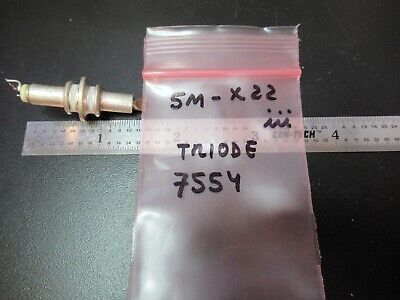 7554 ELECTRIC CERAMIC VACUUM TUBE LOW NOISE TRIODE AS PICTURED 5M-X22