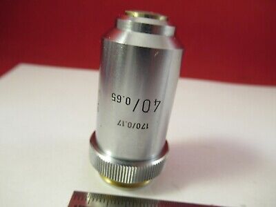 LEITZ GERMANY OBJECTIVE 40X /170 MICROSCOPE PART OPTICS AS PICTURED &8-A-60