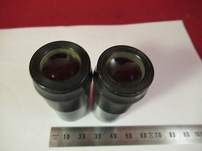 AMERICAN OPTICS EYEPIECE PAIR 9X SPENCER MICROSCOPE PART OPTICS &FT-3-01C