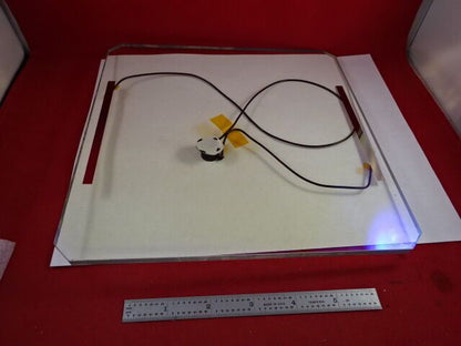 OPTICAL HUGE DICHROIC GLASS PLATE ELECTRODES SENSOR ??? LASER OPTICS #A2-FT-07