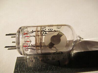 ANTIQUE QUARTZ RADIO CRYSTAL RUSSIAN GLASS HOLDER FREQUENCY CONTROL #F4-A-77