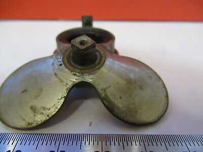 ANTIQUE BAUSCH LOMB NOSEPIECE CAPS MICROSCOPE PART AS PICTURED &8Z-A-78