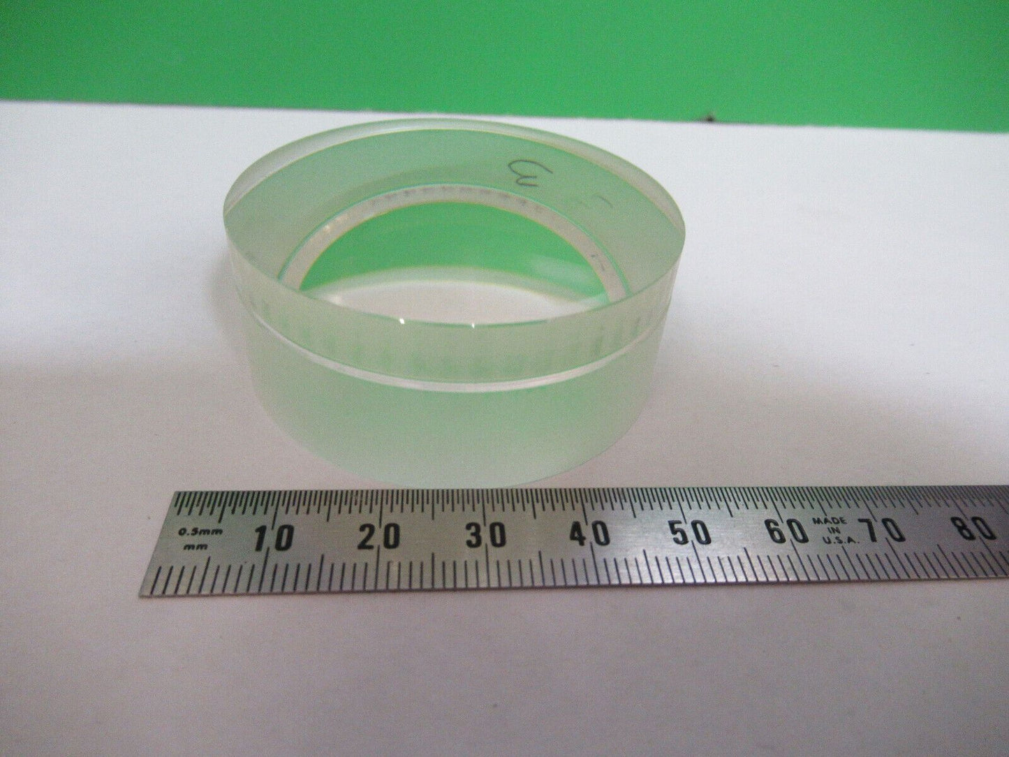 OPTICAL LENS DOUBLET THICK CONVEX CONCAVE PRO LASER OPTICS AS PICTURED &R1-A-11