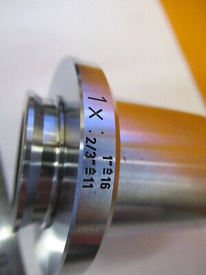 LEICA DMRE GERMANY 1X CAMERA ADAPTER  MICROSCOPE PART AS PICTURED P5-B-09