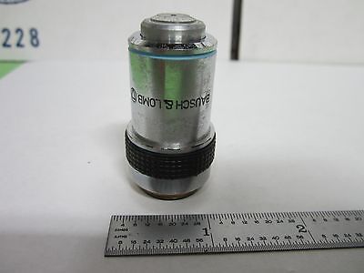 MICROSCOPE PART BAUSCH LOMB 40X OBJECTIVE OPTICS AS IS BIN#Q7-05