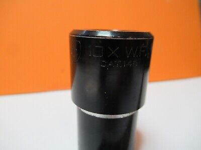 AO AMERICAN OPTICS CAT 146 10X WF EYEPIECE OCULAR MICROSCOPE PART AS PIC&A9-A-61