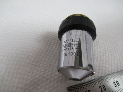 WILD M11 SWISS HEERBRUGG OBJECTIVE 10X LENS MICROSCOPE PART AS PICTURED &W1-A-81