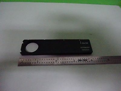 MICROSCOPE PART LEITZ GERMANY SLIDE 505024 OPTICS AS IS BIN#Y2-30