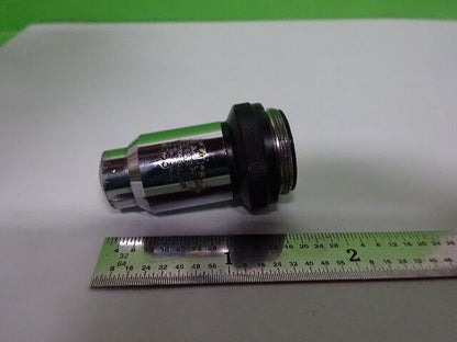 MICROSCOPE PART OBJECTIVE WILD HEERBRUGG SWISS 40X OPTICS AS IS #4B-A-04