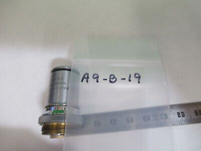 VINTAGE OBJECTIVE BAUSCH LOMB 97X OPTICS MICROSCOPE PART AS PICTURED &A9-B-19