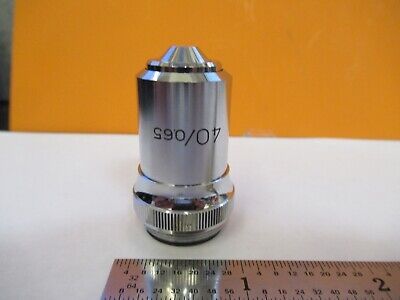 UNKNOWN MAKER OBJECTIVE 40X OPTICS MCIROSCOPE PART AS PICTURED &19-B-24