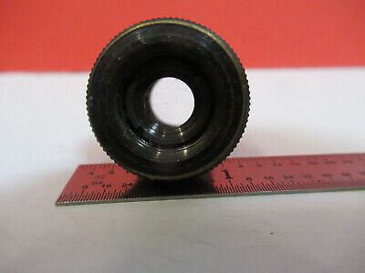 NIKON JAPAN  4X OBJECTIVE LENS MICROSCOPE PART OPTICS AS PICTURED #B1-A-61