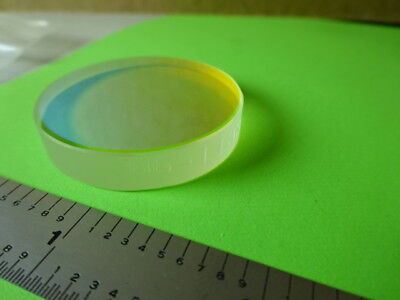 OPTICAL COATED FLAT GLASS LENS PART OPTICS #84-A-06