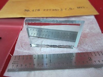 optical mirror 22x35x3 mm LASER OPTICS #4-143 BIN #4