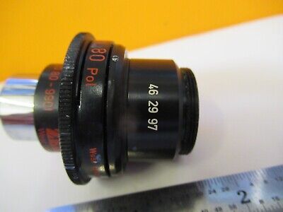 ZEISS GERMANY OBJECTIVE EPIPLAN 80X POL DIC MICROSCOPE PART AS PICTURED &W2-B-55