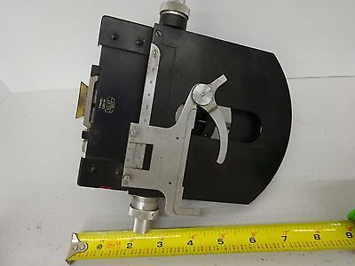 MICROSCOPE PART ZEISS GERMANY PHOTOMIC STAGE TABLE OPTICS AS IS BIN#C8-E-07