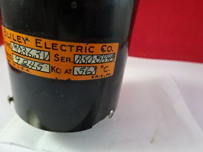 VINTAGE BLILEY ELECTRIC QUARZ-FREQUENZRESONATOR MO3 6,3 V WIE BESEHEN &amp;55R-A-07