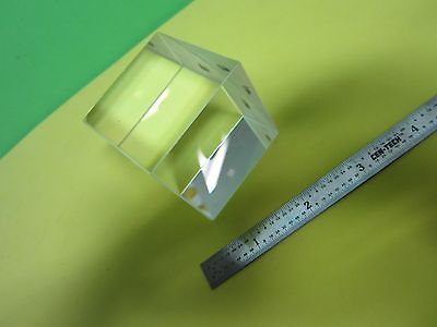 OPTICAL LARGE BEAM SPLITTER CUBE MIL SPEC LASER OPTICS BIN#E5-08