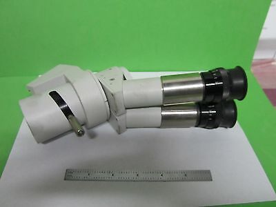 MOELLER MOLLER WEDEL GERMANY BINOCULAR HEAD MICROSCOPE OPTICS AS IS BIN#U8-H-02