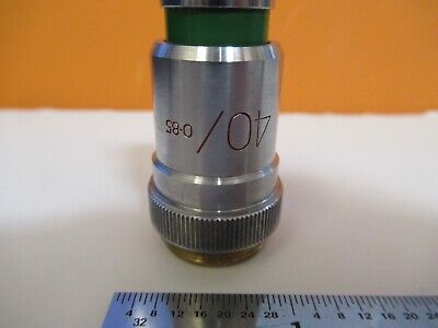 VICKERS UK ENGLAND OBJECTIVE 40X OPTICS MICROSCOPE PART AS PICTURED #1E-C-06