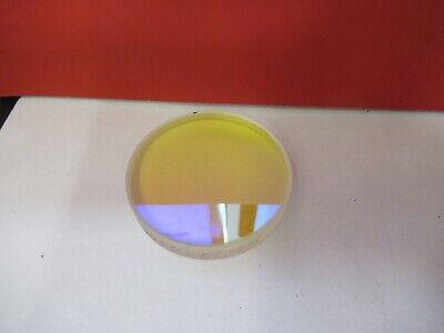 OPTICAL FLAT DICHROIC MIRROR FILTER LASER OPTICS AS PICTURED &Q1-A-87