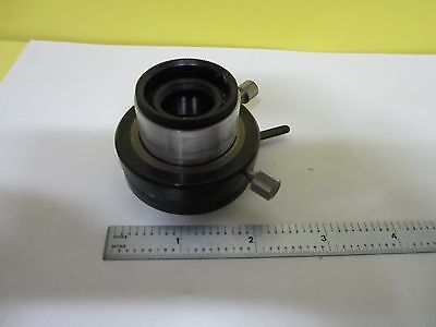 MICROSCOPE PART NIKON JAPAN CONDENSER + IRIS OPTICS AS IS BIN#T8-13