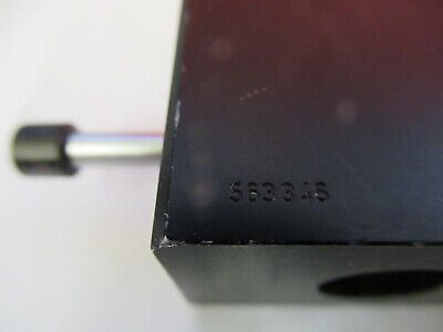 LEITZ WETZLAR GERMANY 563345 SLIDE BLOCK MICROSCOPE PART AS PICTURED #4B-A-35