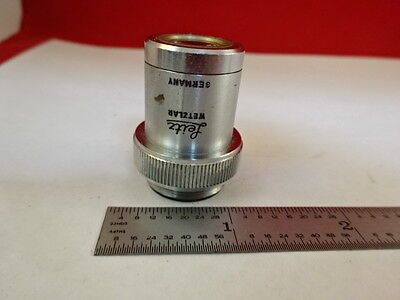 MICROSCOPE PART OBJECTIVE LENS LEITZ GERMANY NPL 10X STAR OPTICS BIN#L8-A-09