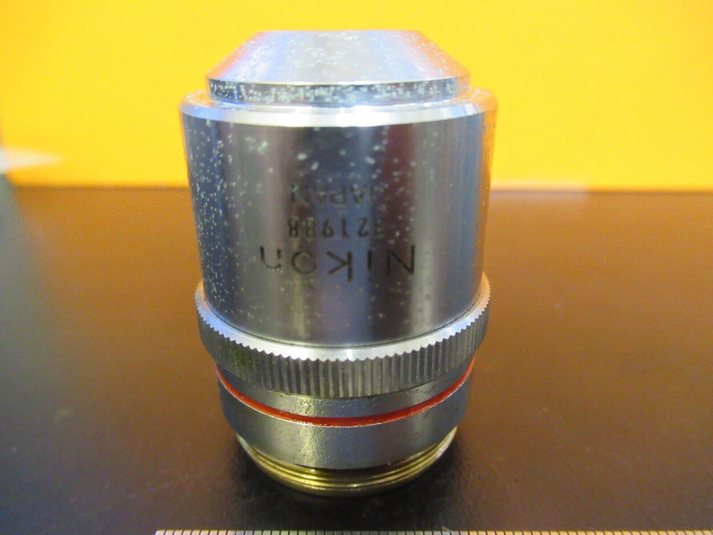 NIKON JAPAN BD OBJECTIVE 5X /210 OPTICS MICROSCOPE PART AS PICTURED &5M-A-50