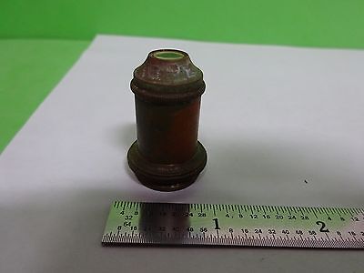 ANTIQUE MICROSCOPE LEITZ GERMANY OBJECTIVE #3 OPTICS #P8-C-13