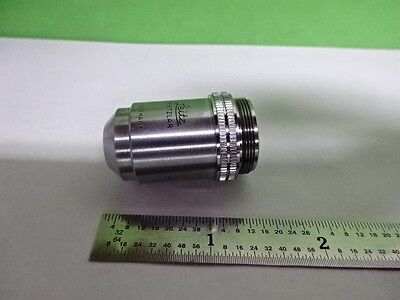 MICROSCOPE PART OBJECTIVE LEITZ WETZLAR GERMANY 10X OPTICS AS IS B#4-DT-A-2