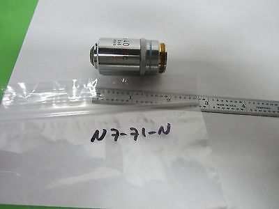 MICROSCOPE PART OBJECTIVE DIC MPLAN NIKON JAPAN 40X OPTICS AS IS BIN#N7-71-N