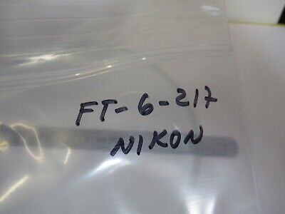 NIKON ROUND GLASS STAGE PLATE MICROSCOPE PART OPTICS AS PICTURED &FT-6-217