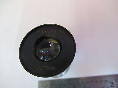 UNITRON JAPAN PHOTO 20X EYEPIECE OCULAR MICROSCOPE PART AS PICTURED &B6-A-29