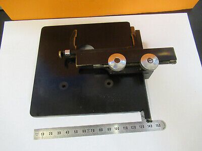 BAUSCH LOMB ANTIQUE STAGE TABLE XY MICROSCOPE PART AS PICTURED &8Y-A-133